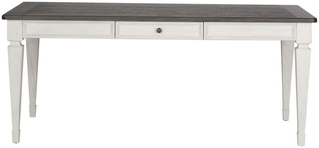 Liberty Furniture Allyson Park Charcoal Top Dining Table with Wirebrushed White Base-2