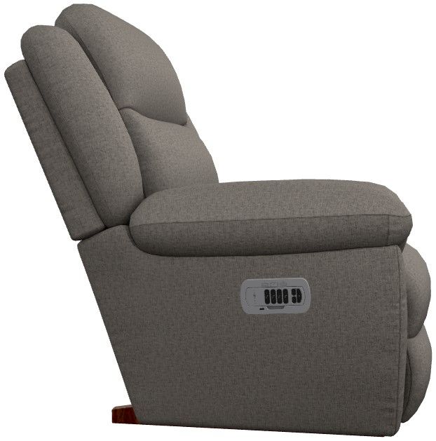 La-Z-Boy® Joel Pewter Power Rocking Recliner with Headrest and Lumbar-3