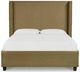 Bassett® Furniture Customizable Dublin Straight Wing Queen Panel Bed-1