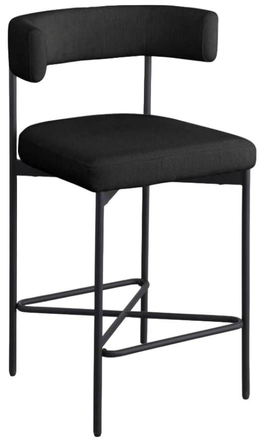 Meridian Furniture Rivage Black Counter Stool-0