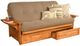 Kodiak Furniture Phoenix Linen Stone/Butternut Full Storage Futon with Mattress-0