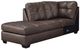 Benchcraft® Barlin Mills 2-Piece Umber Left-Arm Facing Sectional and Chaise-3