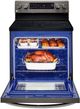 LG 30" PrintProof™ Black Stainless Steel Freestanding Electric Range with Air Fry-3