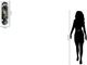 Classy Living Playful Green Woman Graffiti Skateboard Wall Art-2
