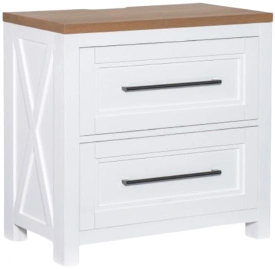 Legacy Classic Franklin Natural White Nightstand-0