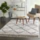 Nourison Home™ Oslo Shag Silver Gray 5'x8' Area Rug-1