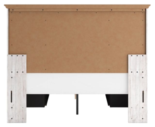 Signature Design by Ashley® Makidern Whitewash Queen Panel Bed with 6-Drawer Storage-3