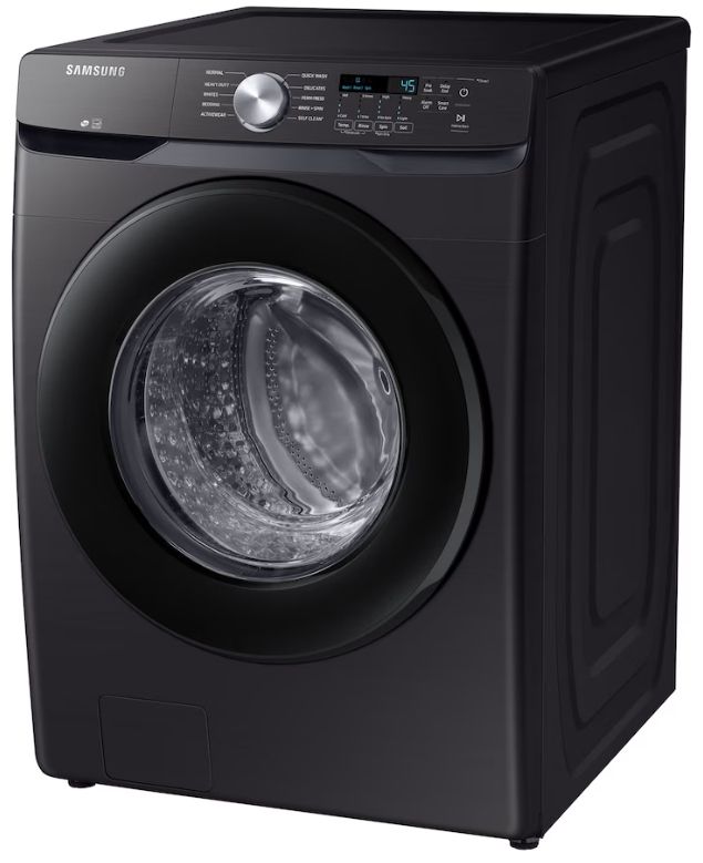 Samsung 5.2 Cu.Ft. Black Front Load Washer-2