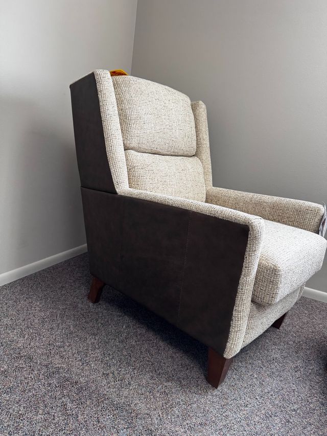 England Furniture Del Mar Levi Leather Stationary Chair-2
