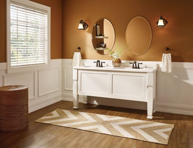 Moen® Waterhill® Oil Rubbed Bronze One Globe Bath Light-3