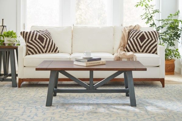 aspenhome® Pinebrook Denim Cocktail Table-1