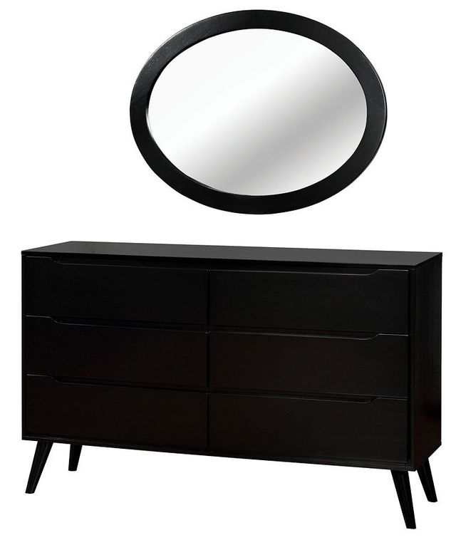 Furniture of America® Lennart Black Dresser-3