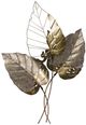 Classy Living 3 Tropical Leaves Metal Wall Decor-0