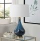 Uttermost® Riviera Dark Navy Blue Table Lamp-1