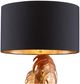 Currey & Company Irvin Black/Vintage Gold Floor Lamp-3