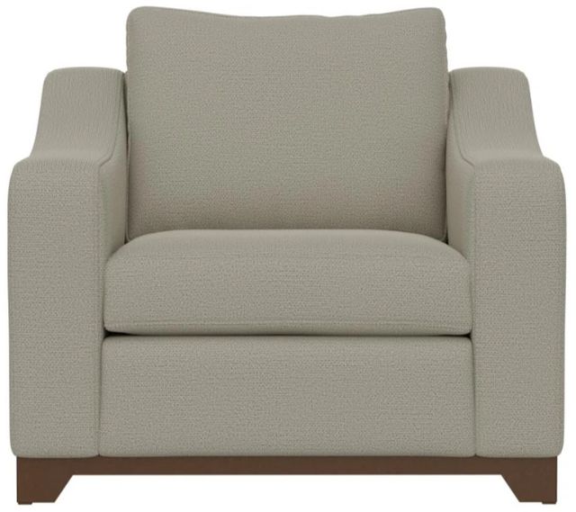 International Furniture Direct Natural Parota Dark Beige Chair-2