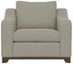 International Furniture Direct Natural Parota Dark Beige Chair-2
