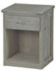 Crate Designs™ Furniture Storm 30" Tall Nightstand with Lacquer Finish Top Only-0