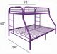 ACME Furniture Tritan Purple Twin Over Full Youth Bunk Bed-3