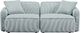 TOV Furniture Travie 2-Piece Sea Blue Modular Loveseat-3