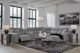 Signature Design by Ashley® Modmax II 6-Piece Pepper/Salt Right-Arm Facing Power Reclining Sectional and Chaise-4