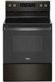 Whirlpool® 30" Black Stainless Free Standing Electric Range-0