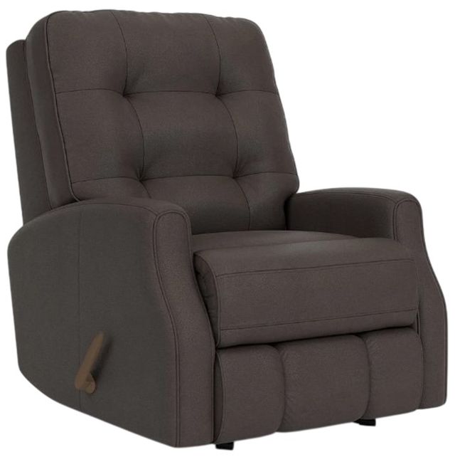 Flexsteel® Customizable Devon 34" Leather Manual Rocking Recliner-2