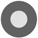 Caracole® Orbit Smoked Gray Glass Top Dining Table with Piano Black/Whisper of Gold Base-3