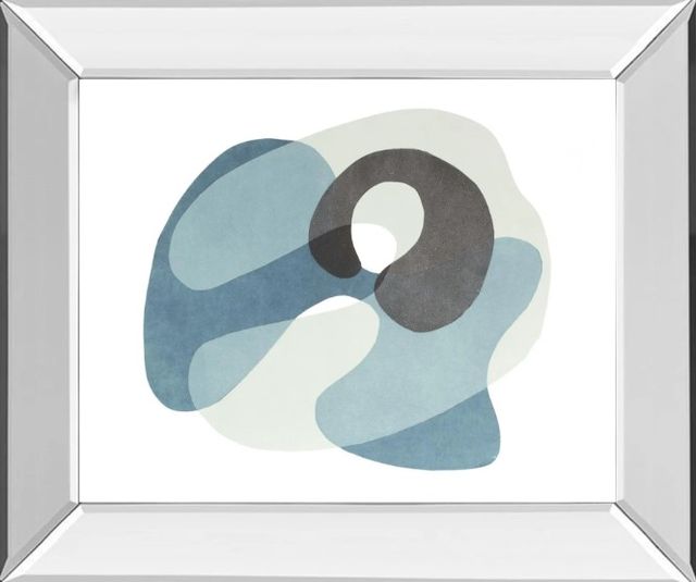 Classy Art Homage to Eames II by Rob Delamater Mirrored Frame Wall Art-0