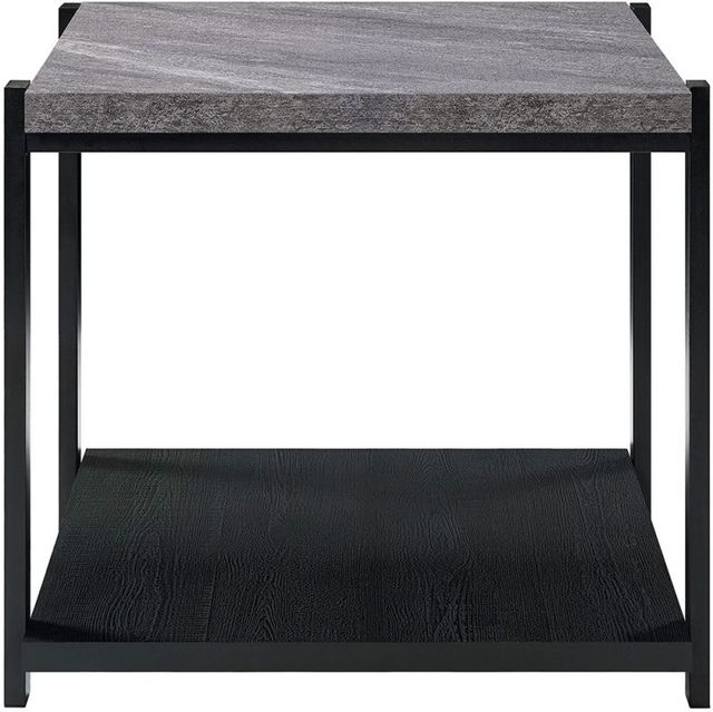 New Classic® Home Furnishings Linea 3-Piece Black/Dark Gray Occasional Table Set-3