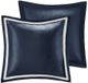 Olliix by Madison Park 8 Piece Navy Queen Odette Jacquard Comforter Set-2