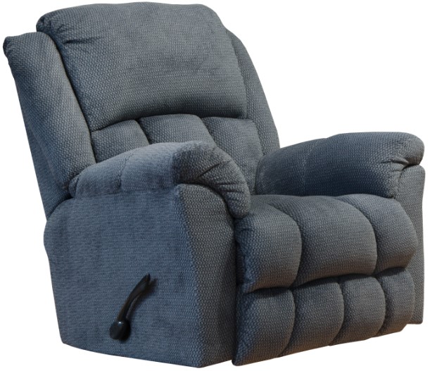 Catnapper Bingham Charcoal Rocker Recliner with Deluxe Heat and Massage