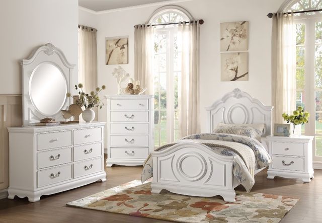 Homelegance® Lucida White Chest-1
