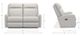 La-Z-Boy® Finley Fog Power Wall Reclining Loveseat with Headrest-5