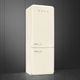 Smeg Retro Style 28 in. 18.0 Cu. Ft. Cream Bottom Freezer Refrigerator-2