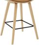 Armen Living Fox 2-Piece Camel/Oak Counter Stool Set-4