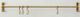 Magnolia Home by Joanna Gaines Duke Brass Rail with Hooks-0