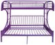 ACME Furniture Eclipse Purple Twin Over Full Futon Bunk Bed-1