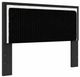 Signature Design by Ashley® Zuraleus Black Upholstered Queen Panel Headboard-0