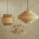 Currey & Company Isola Khaki/Natural Pendant Lighting-3