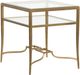 Magnussen Home® Lorena Burnished Brass Rectangular End Table-0