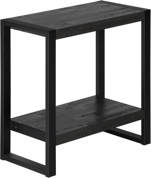Monarch Specialties Inc. Black Two Tier Accent Table-0