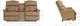 La-Z-Boy® Pinnacle Marble Manual Wall Reclining Loveseat with Console-3