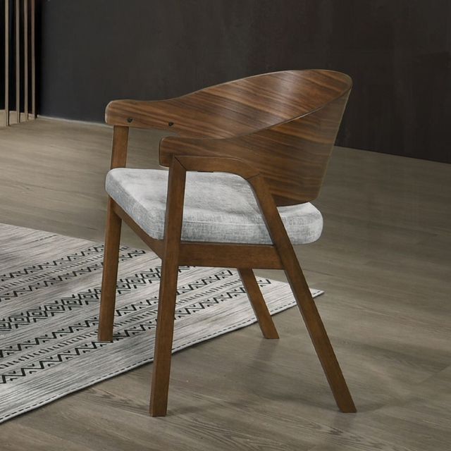ACME Furniture Hoyte 2-Piece Walnut Dining Arm Chair Set-1