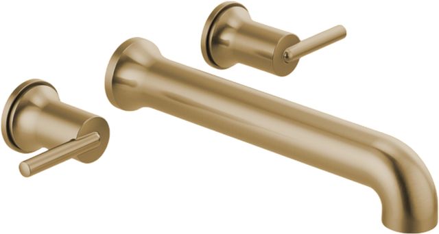 Delta Trinsic® Champagne Bronze Wall Mounted Tub Filler-0