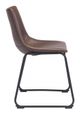 Zuo® Smart Vintage Espresso Dining Chair-2