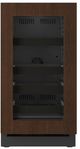 U-Line® Seamless Collection 18" 3.5 Cu. Ft. Panel Ready  Beverage Center with Glass Door-0