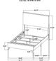 Coaster® Kaywood Natural Pine Queen Panel Bed-3