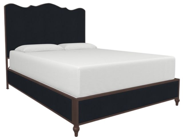 Wesley Allen Customizable Evans California King Upholstered Panel Bed-1