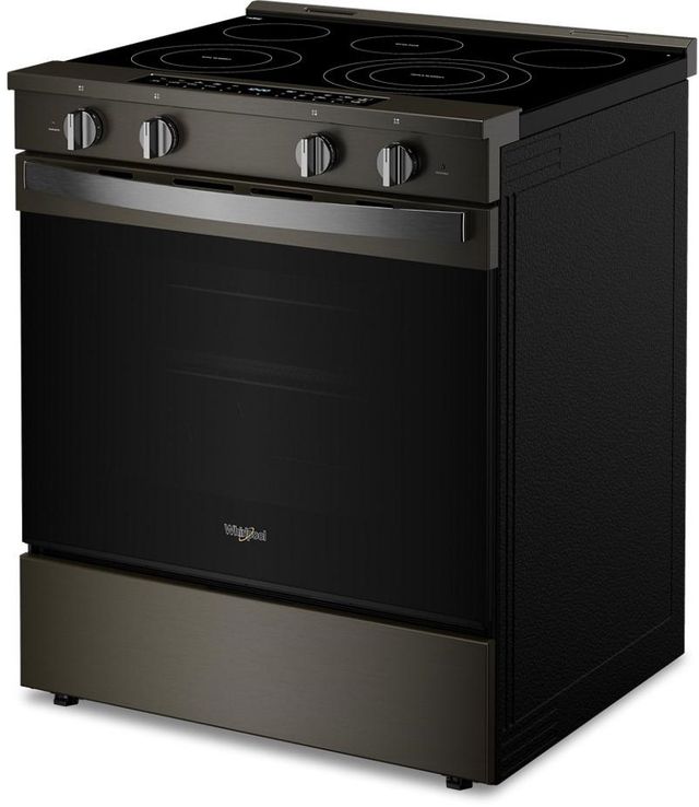 Whirlpool® 30" Black-on-Stainless Slide-In Electric Range-2